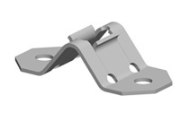 Ball Stud Receivers, 0.135 Hole Dia., 0.017 Mat'l Thick. Zinc-Electro
