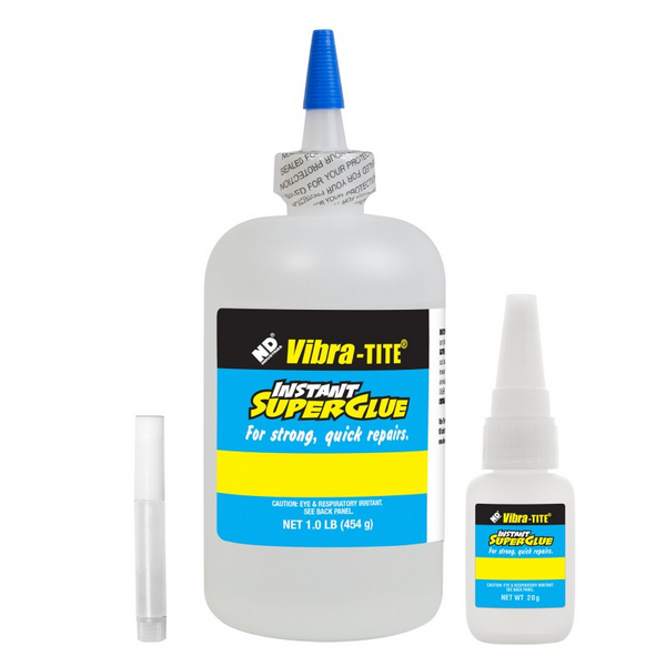 Vibra-TITE Cyanoacrylates, Clear Gel, 1 lb Bottle