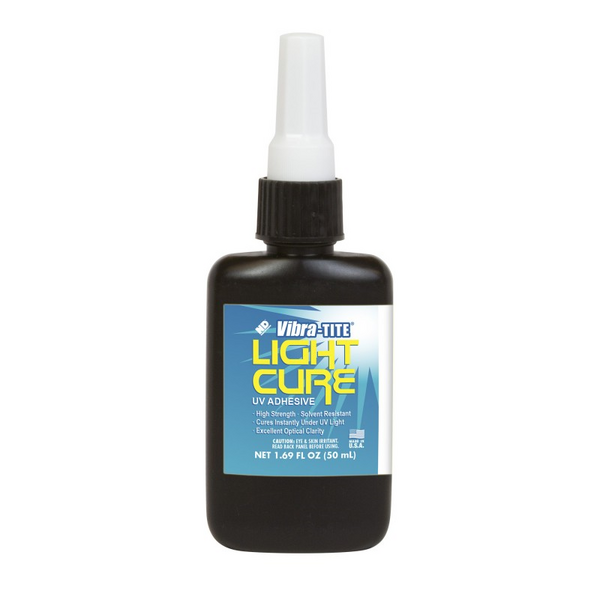 Vibra-TITE Light Cure Adhesive, 1 L Bottle, Clear / Fluores- cent