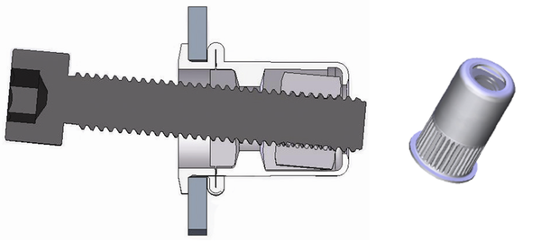 SHEREX RIV-FLOAT M4 X 0.7