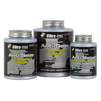 Vibra-TITE Anti Seize Compound , 16oz Jar w/Brush, Silver