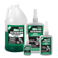 Vibra-TITE Retaining Compounds, Green Liquid, 250 mL Bottle